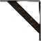 Ekena Millwork Traditional Steel Bracket, Antiqued Warm Silver 2"W x 12"D x 12"H BKTM02X12X12TRAWS - alternate 4